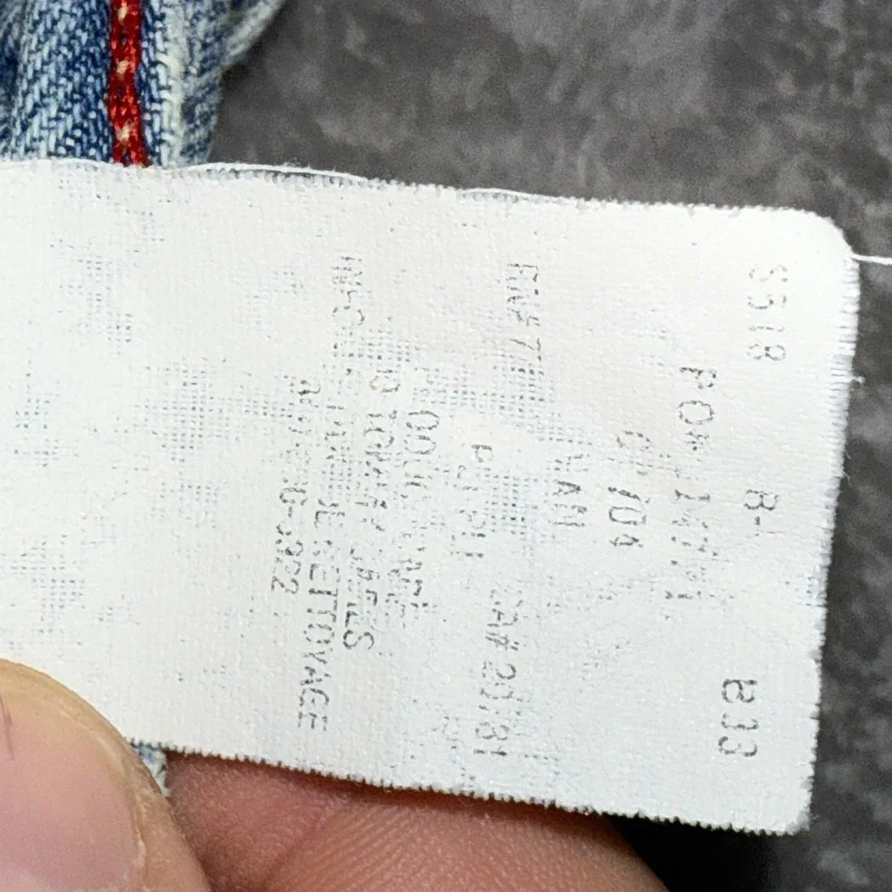 Tommy Hilfiger Jeans Relaxed Straight Leg‎ Women's 34x30 Blue Denim Vintage